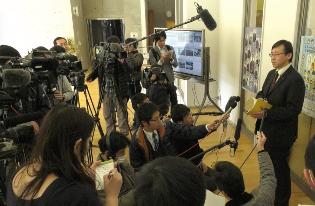 高野病院の記者会見